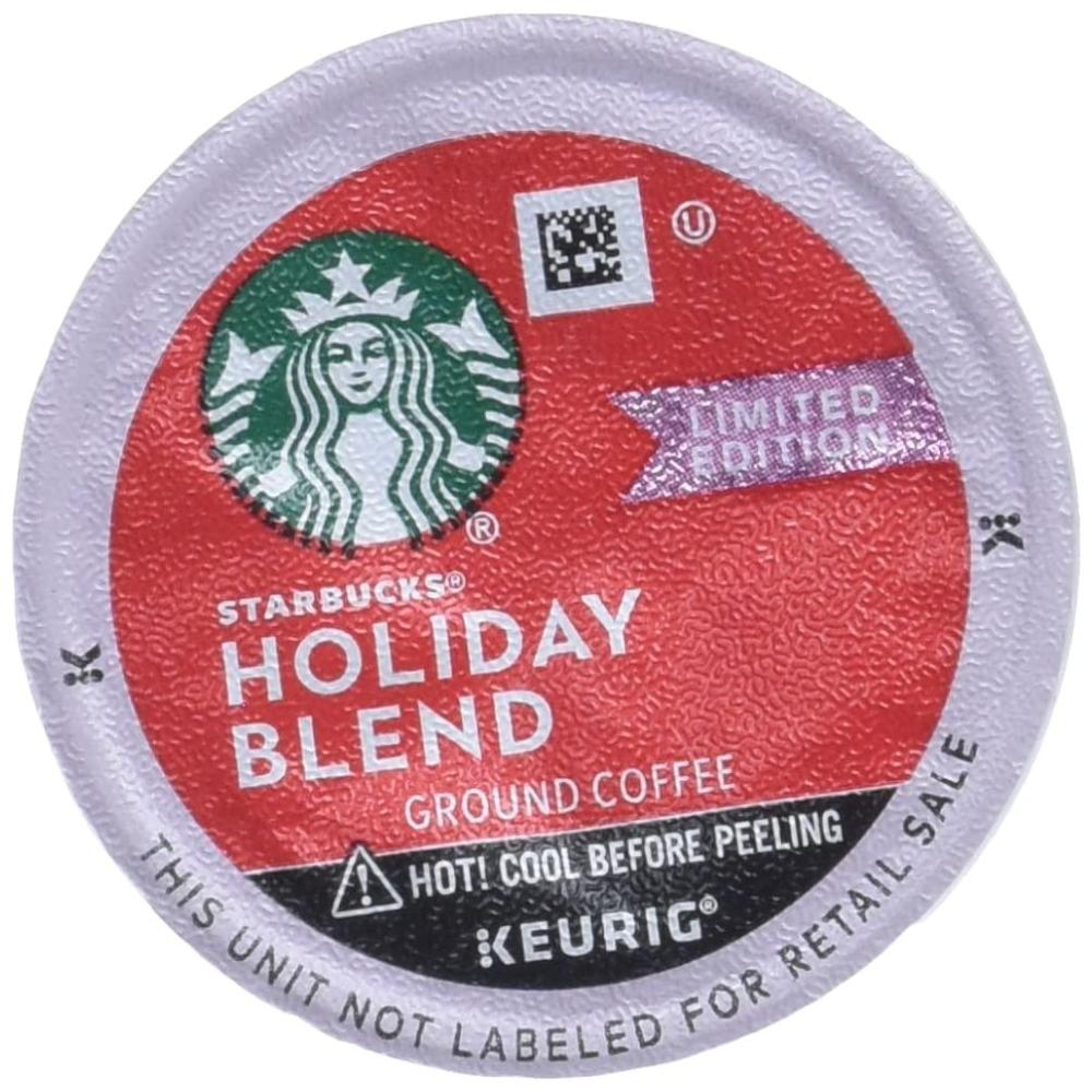 imageStarbucks KCup Coffee Pods Medium Roast Hot or Iced Coffee Breakfast Blend 10 Keurig Pods Maple