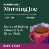 Starbucks Ground Coffee, Dark Roast Hot or Iced Coffee, Morning Joe, 12 oz