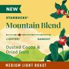 Starbucks Ground Coffee, Medium Light Roast Coffee, Mountain Blend, 100% Arabica, Limited Edition, 1 Bag (10 Oz)