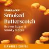 Starbucks K-Cup Coffee Pods, Flavored Hot or Iced Coffee, Toffeenut, 10 Keurig Pods(Smoked Butterscotch)