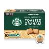 Starbucks K-Cup Coffee Pods, Flavored Hot or Iced Coffee, Toasted Graham, 10 Keurig Pods(10 Count (Pack of 1))