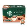 Starbucks K-Cup Coffee Pods, Flavored Hot or Iced Coffee, Toffeenut, 10 Keurig Pods(Classic Hot Cocoa)