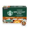 Starbucks K-Cup Coffee Pods, Medium Roast Hot or Iced Coffee, Breakfast Blend, 10 Keurig Pods ​(Breakfast)