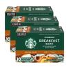 Starbucks K-Cup Coffee Pods, Medium Roast Hot or Iced Coffee, Breakfast Blend, 10 Keurig Pods ​(Breakfast Blend)