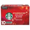 Starbucks K-Cup Coffee Pods, Medium Roast Hot or Iced Coffee, Breakfast Blend, 10 Keurig Pods ​(Unflavored)