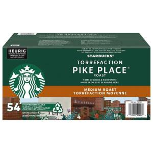 Starbucks K-Cup Coffee Pods, Flavored Hot or Iced Coffee, Brown Sugar Cinnamon, 10 Keurig Pods(Cocoa)