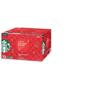 Starbucks K-Cup Coffee Pods, Medium Roast Hot or Iced Coffee, Breakfast Blend, 10 Keurig Pods ​(Holiday Blend)