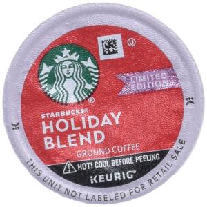 Starbucks K-Cup Coffee Pods, Medium Roast Hot or Iced Coffee, Breakfast Blend, 10 Keurig Pods ​(Maple)