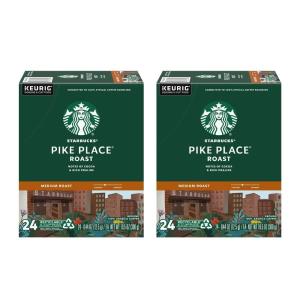 Starbucks K-Cup Coffee Pods, Medium Roast Hot or Iced Coffee, Breakfast Blend, 10 Keurig Pods ​(Pike)