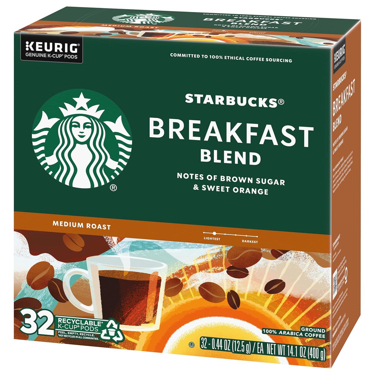 imageStarbucks KCup Coffee Pods Medium Roast Iced Coffee Blend Signature Black for Keurig Brewers 100 Arabica 6 Boxes 60 Pods TotalBreakfast Blend