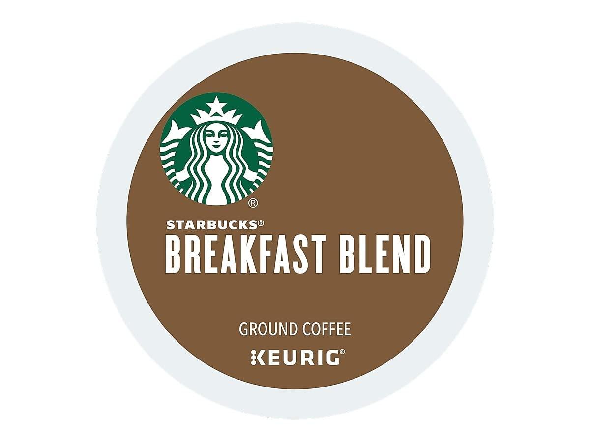 imageStarbucks KCup Coffee Pods Medium Roast Iced Coffee Blend Signature Black for Keurig Brewers 100 Arabica 6 Boxes 60 Pods TotalBreakfast Blend