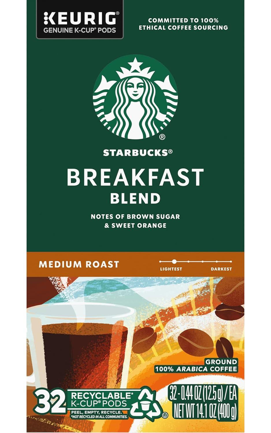 imageStarbucks KCup Coffee Pods Medium Roast Iced Coffee Blend Signature Black for Keurig Brewers 100 Arabica 6 Boxes 60 Pods TotalBreakfast Blend