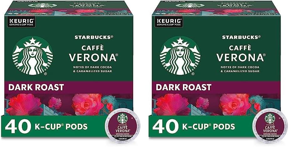 imageStarbucks KCup Coffee Pods Medium Roast Iced Coffee Blend Signature Black for Keurig Brewers 100 Arabica 6 Boxes 60 Pods TotalCaff Verona