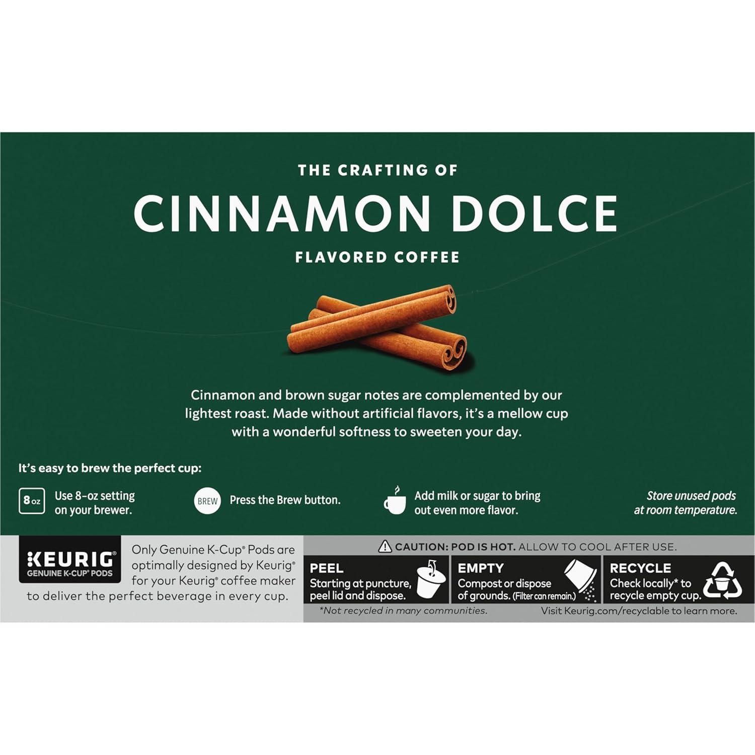 imageStarbucks KCup Coffee Pods Medium Roast Iced Coffee Blend Signature Black for Keurig Brewers 100 Arabica 6 Boxes 60 Pods TotalCinnamon Dolce