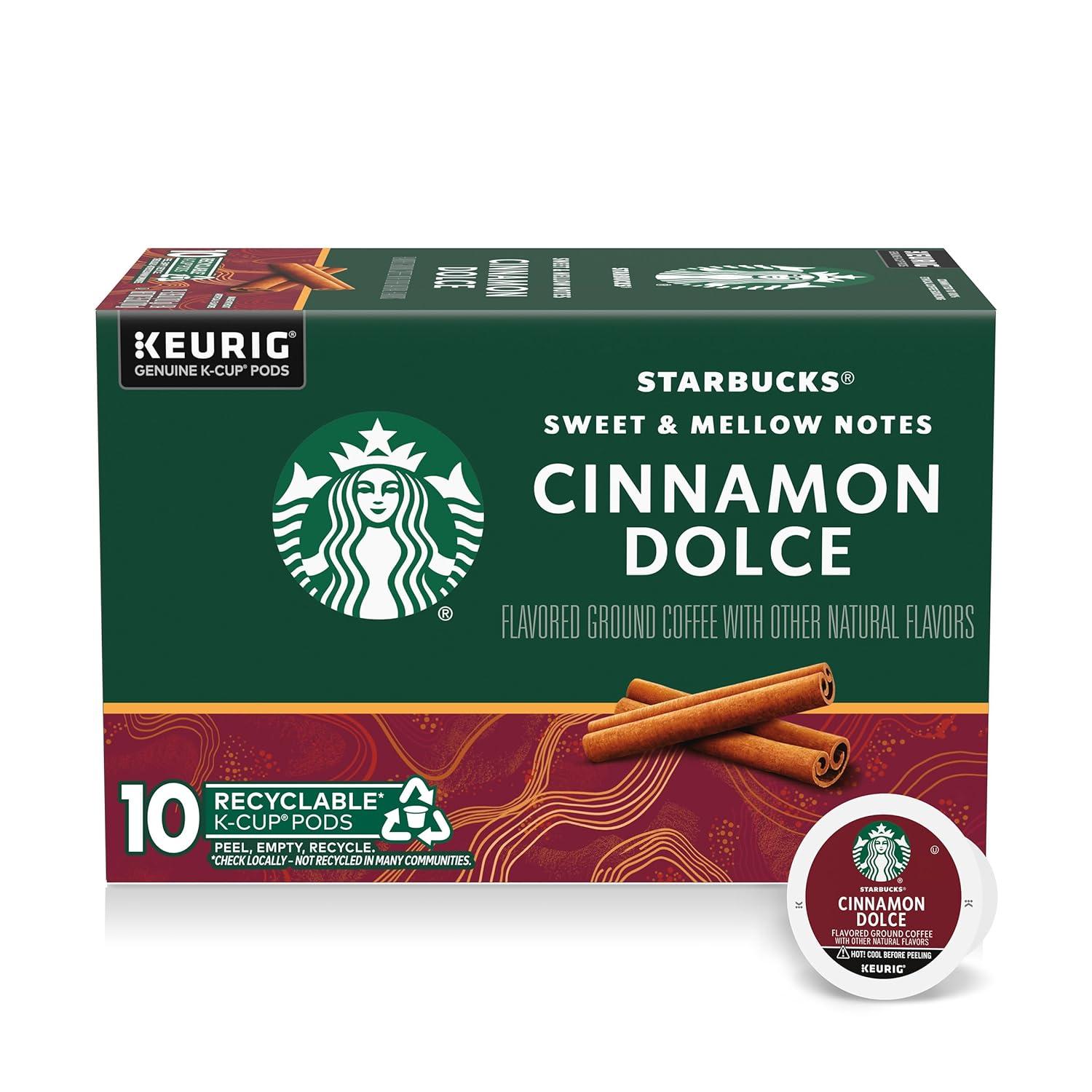 imageStarbucks KCup Coffee Pods Medium Roast Iced Coffee Blend Signature Black for Keurig Brewers 100 Arabica 6 Boxes 60 Pods TotalCinnamon Dolce