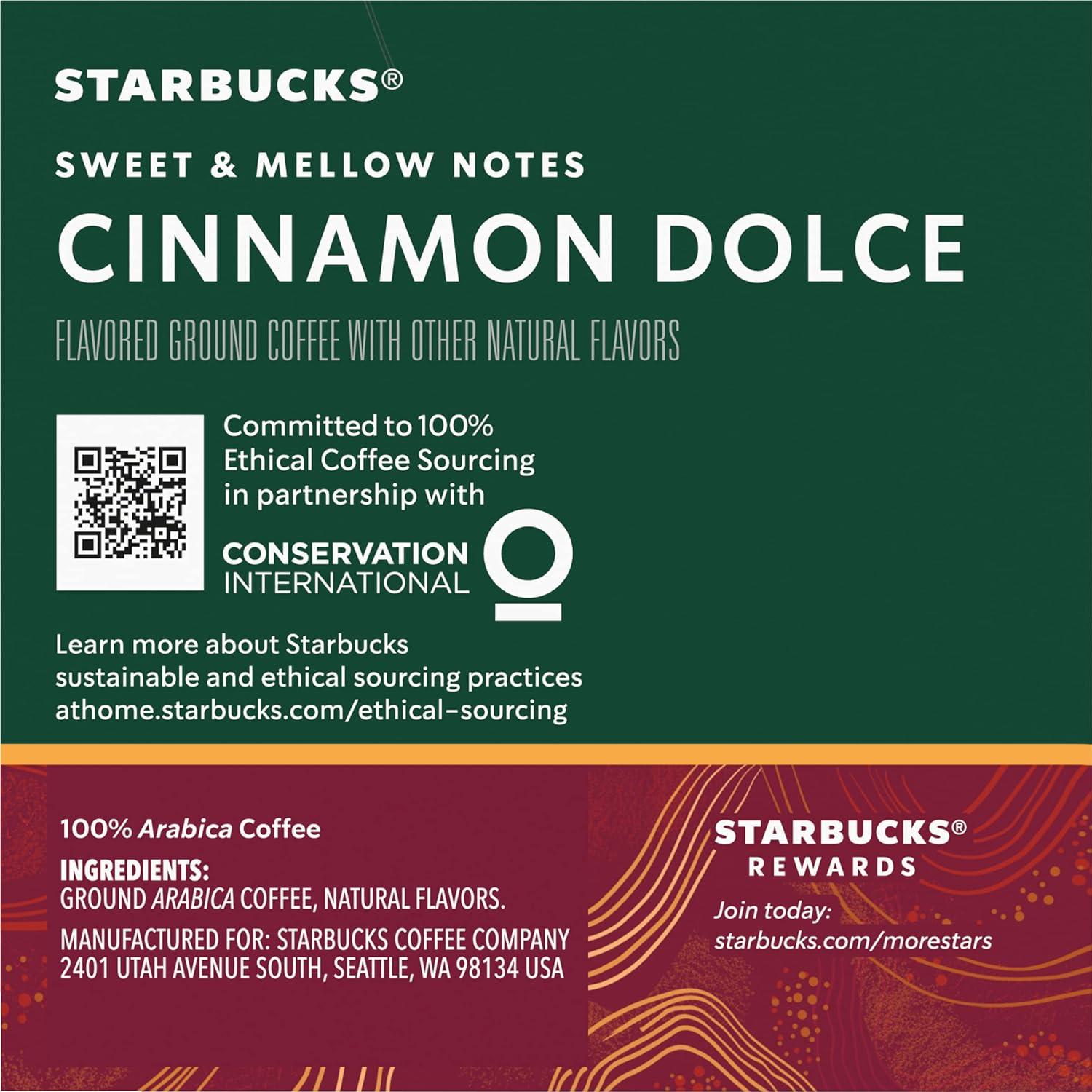 imageStarbucks KCup Coffee Pods Medium Roast Iced Coffee Blend Signature Black for Keurig Brewers 100 Arabica 6 Boxes 60 Pods TotalCinnamon Dolce