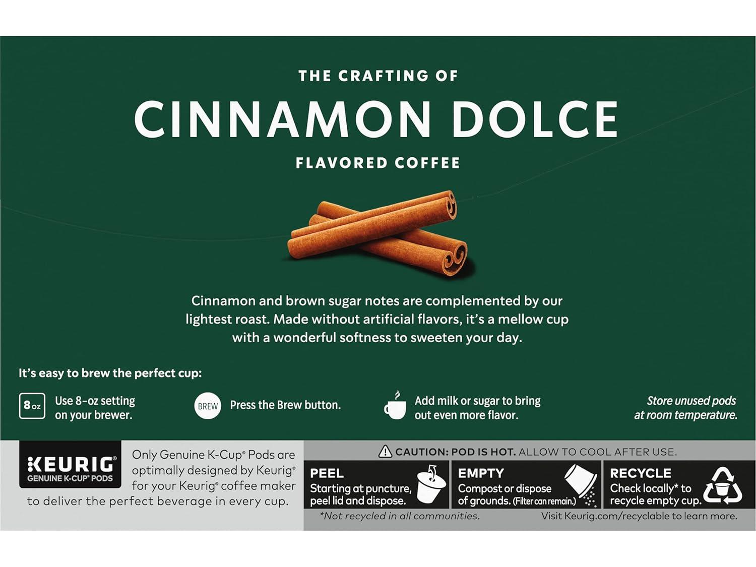 imageStarbucks KCup Coffee Pods Medium Roast Iced Coffee Blend Signature Black for Keurig Brewers 100 Arabica 6 Boxes 60 Pods TotalCinnamon Dolce
