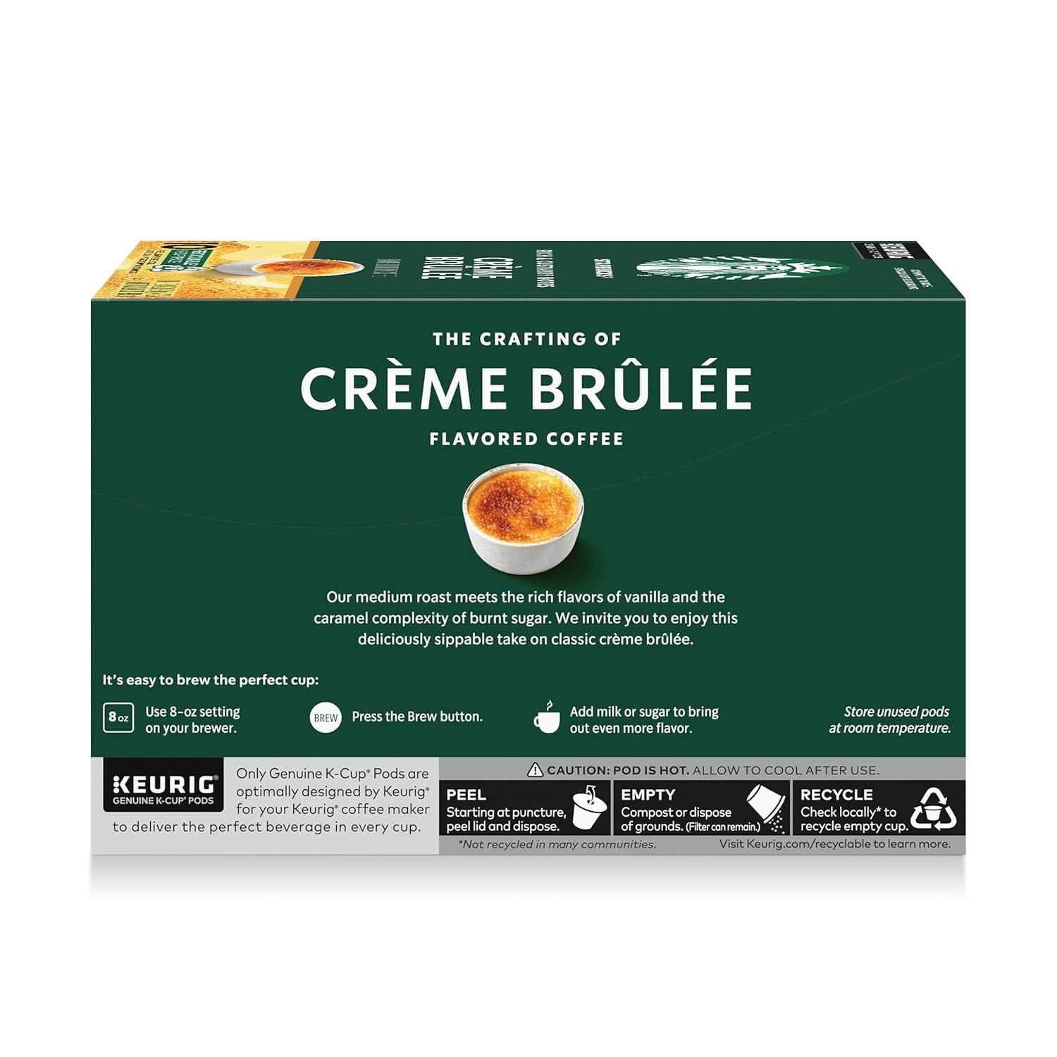 imageStarbucks KCup Coffee Pods Medium Roast Iced Coffee Blend Signature Black for Keurig Brewers 100 Arabica 6 Boxes 60 Pods TotalCrme Brulee