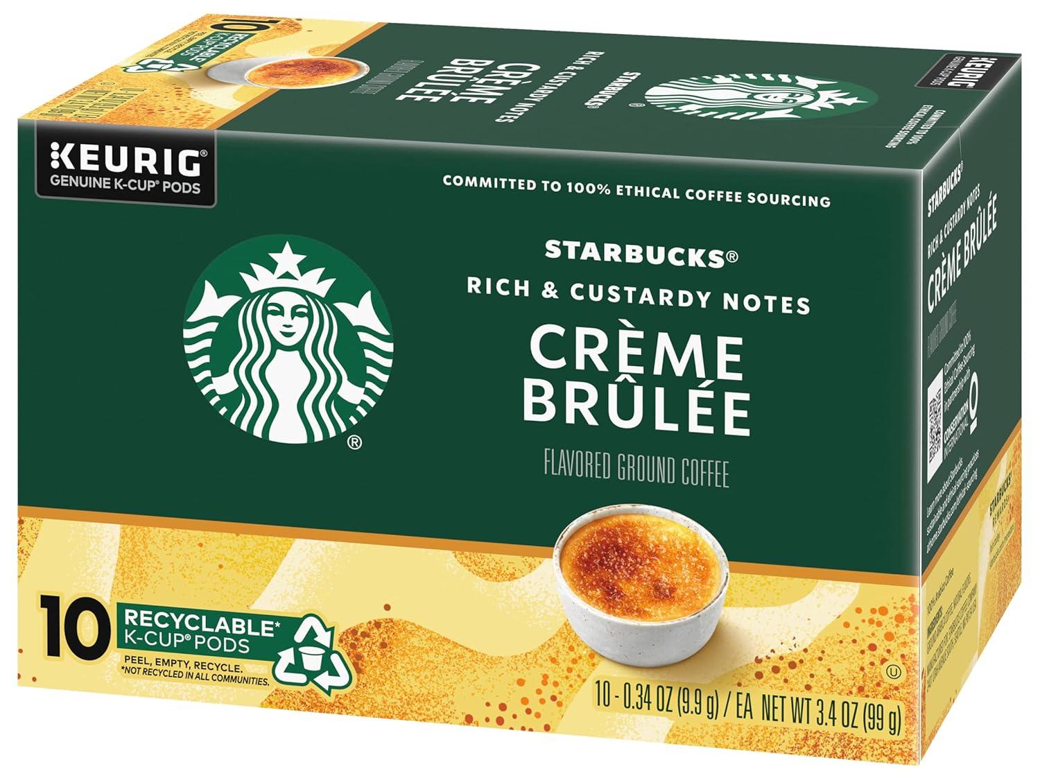 imageStarbucks KCup Coffee Pods Medium Roast Iced Coffee Blend Signature Black for Keurig Brewers 100 Arabica 6 Boxes 60 Pods TotalCrme Brulee