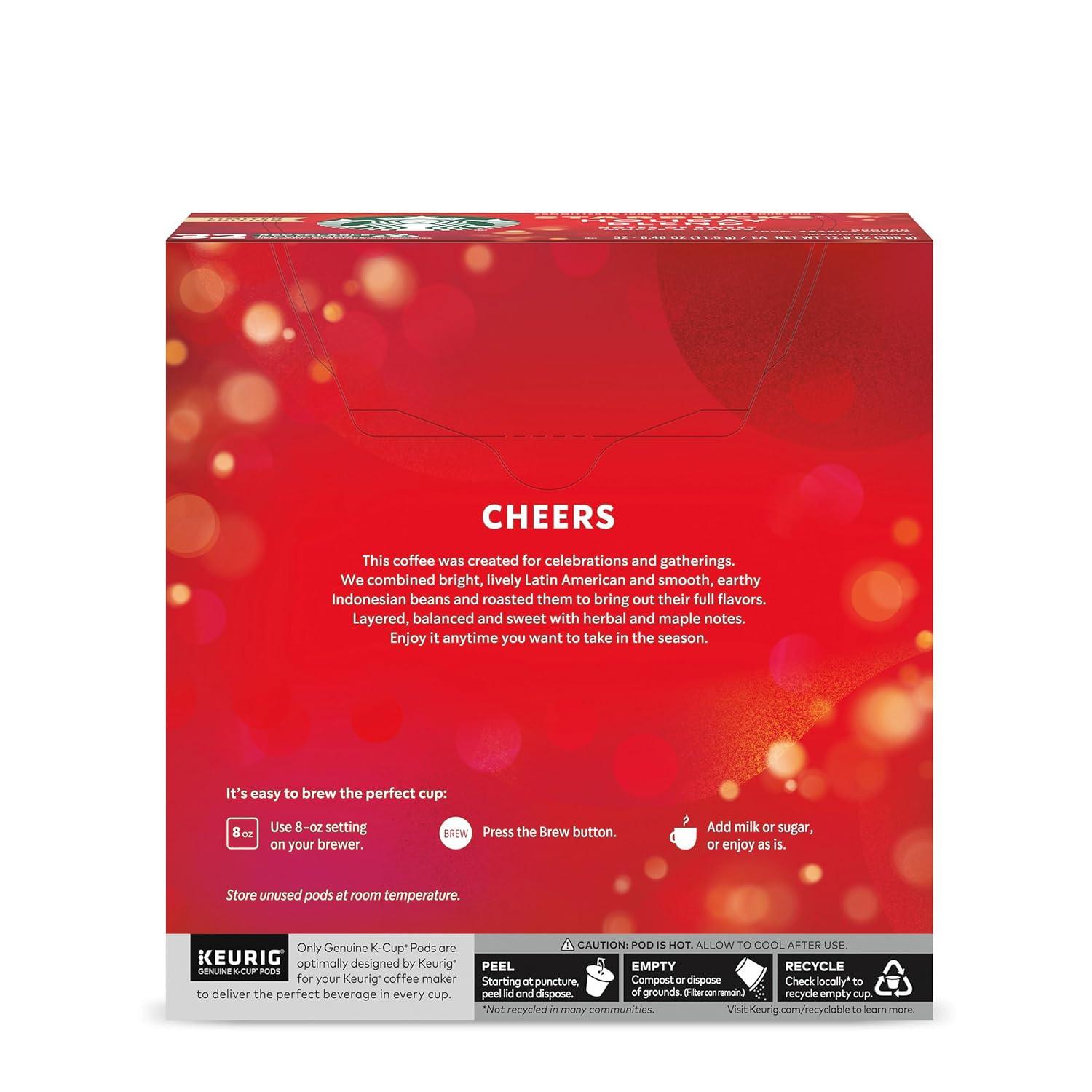 imageStarbucks KCup Coffee Pods Medium Roast Iced Coffee Blend Signature Black for Keurig Brewers 100 Arabica 6 Boxes 60 Pods TotalHoliday Blend