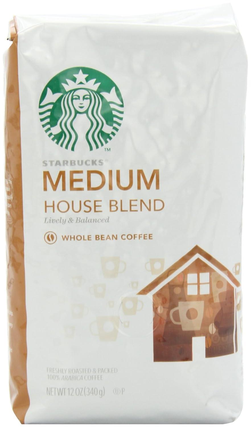 imageStarbucks KCup Coffee Pods Medium Roast Iced Coffee Blend Signature Black for Keurig Brewers 100 Arabica 6 Boxes 60 Pods TotalHouse Blend Whole Bean