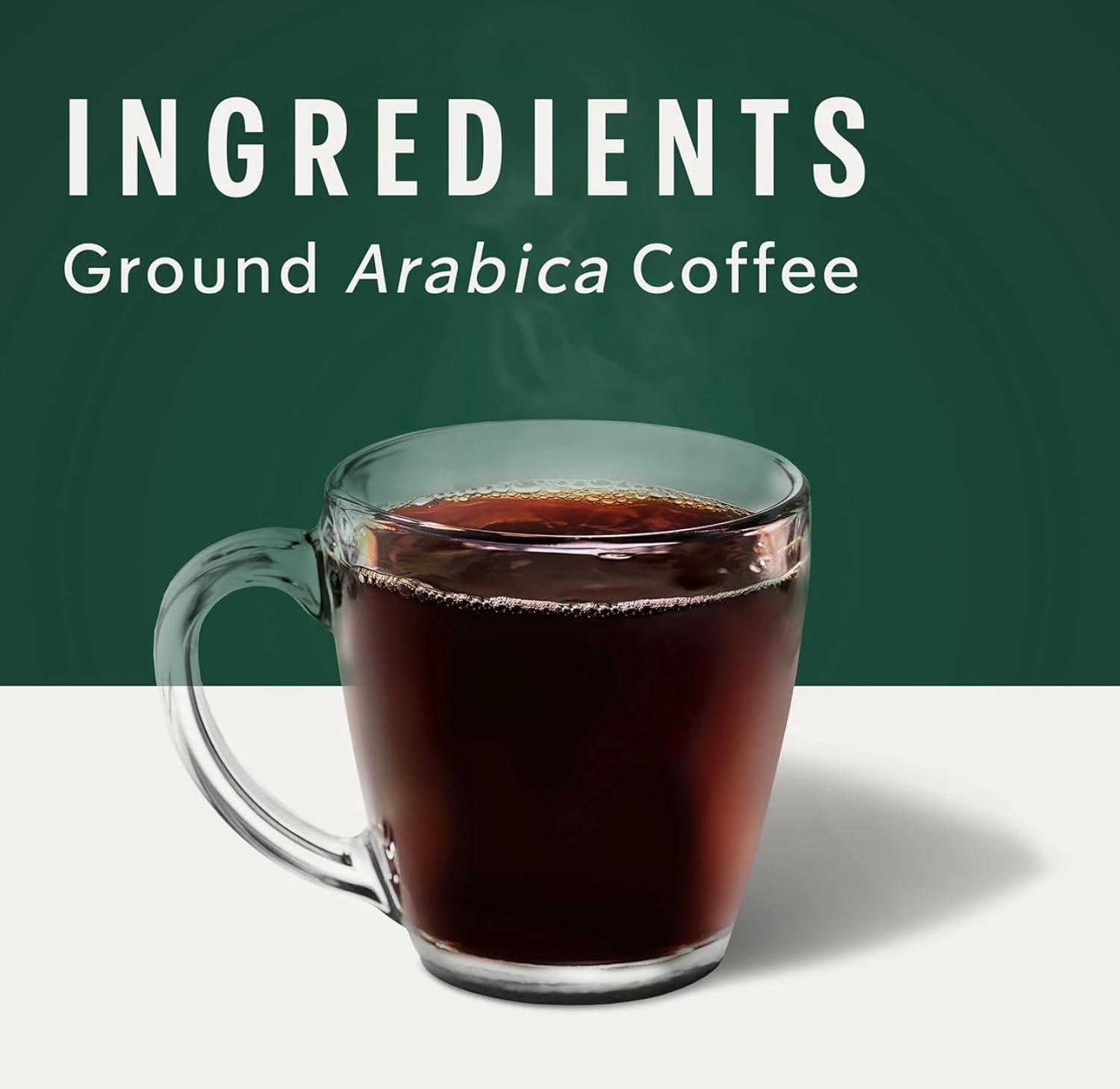 imageStarbucks KCup Coffee Pods Medium Roast Iced Coffee Blend Signature Black for Keurig Brewers 100 Arabica 6 Boxes 60 Pods TotalIntense and Smoky