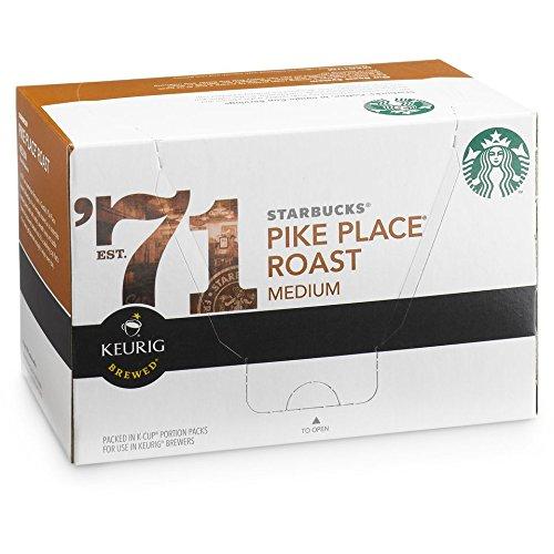 imageStarbucks KCup Coffee Pods Medium Roast Iced Coffee Blend Signature Black for Keurig Brewers 100 Arabica 6 Boxes 60 Pods TotalPike Place Roast