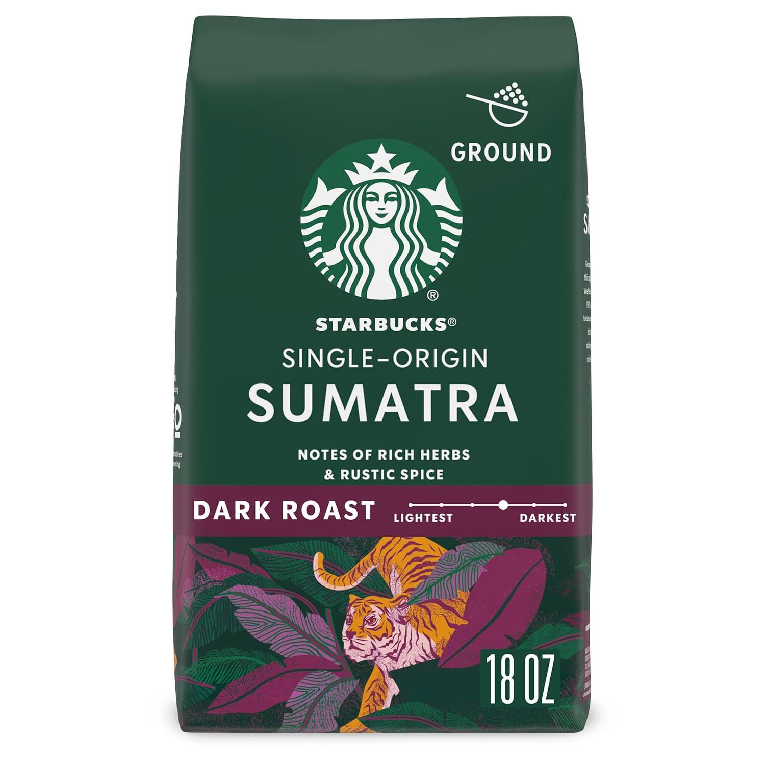 imageStarbucks KCup Coffee Pods Medium Roast Iced Coffee Blend Signature Black for Keurig Brewers 100 Arabica 6 Boxes 60 Pods TotalSumatra