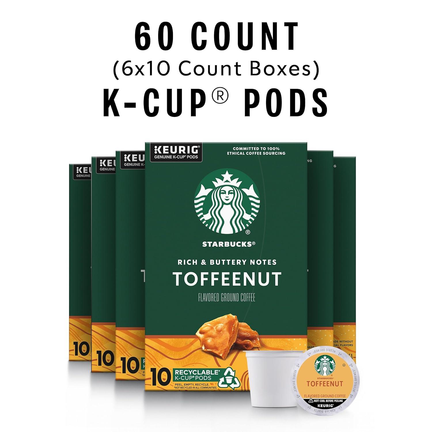 imageStarbucks KCup Coffee Pods Medium Roast Iced Coffee Blend Signature Black for Keurig Brewers 100 Arabica 6 Boxes 60 Pods TotalToffeenut