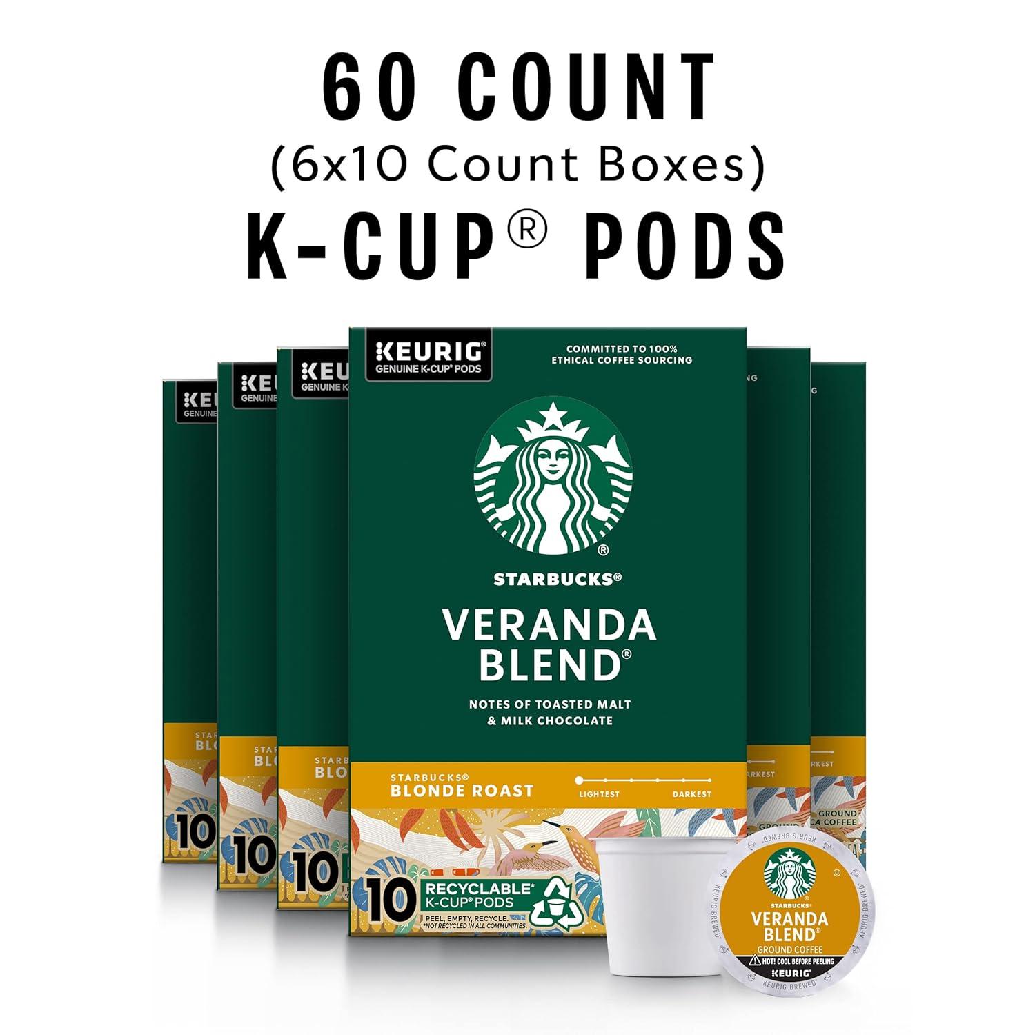 imageStarbucks KCup Coffee Pods Medium Roast Iced Coffee Blend Signature Black for Keurig Brewers 100 Arabica 6 Boxes 60 Pods TotalVeranda
