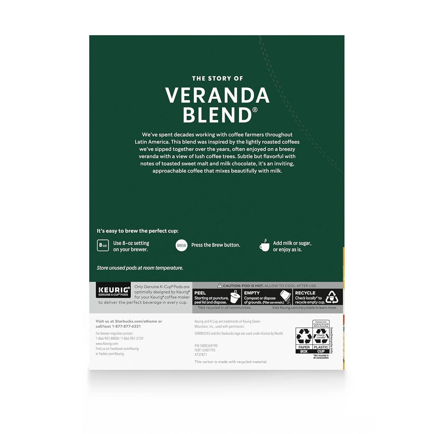 imageStarbucks KCup Coffee Pods Medium Roast Iced Coffee Blend Signature Black for Keurig Brewers 100 Arabica 6 Boxes 60 Pods TotalVeranda