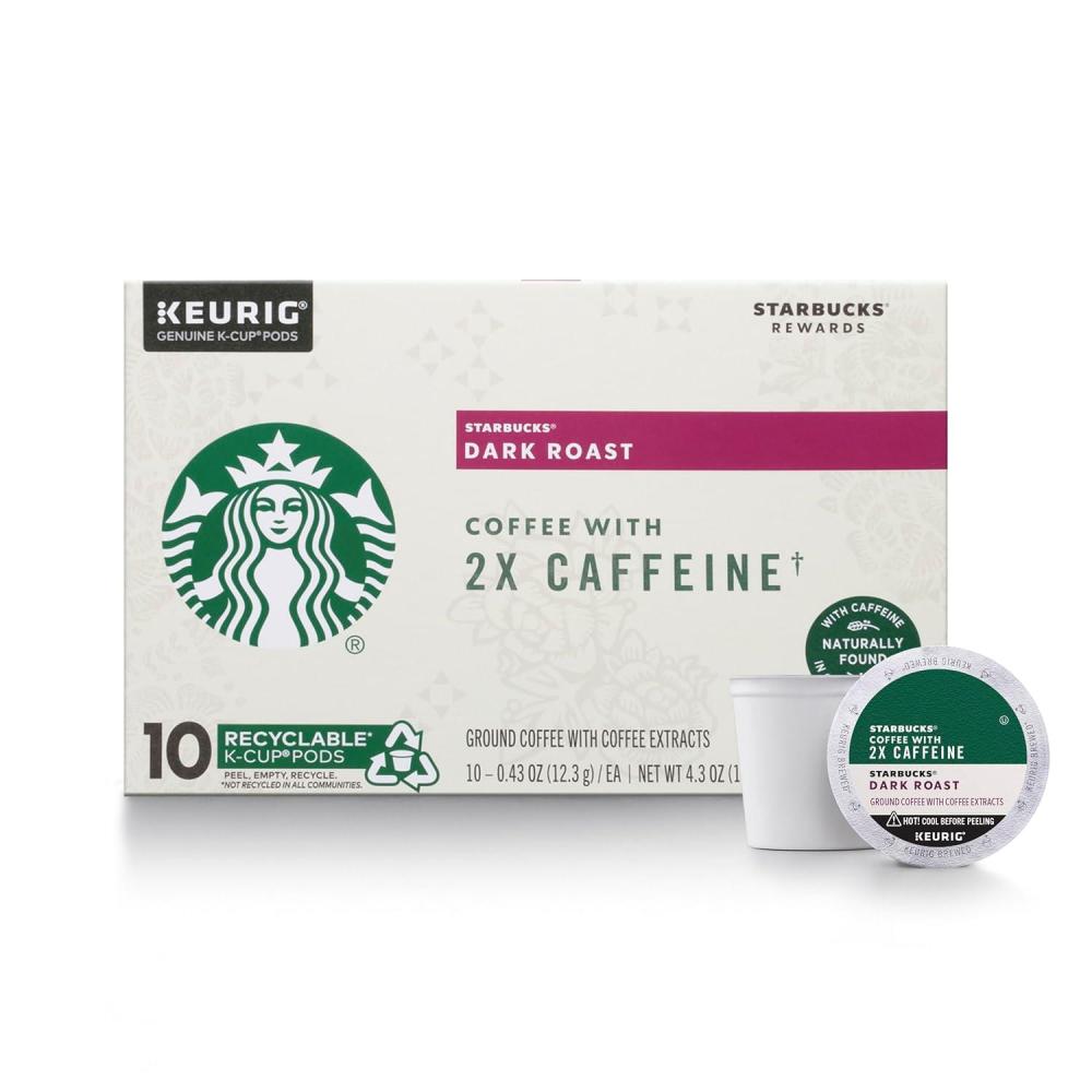 imageStarbucks KCup Coffee Pods Medium Roast Iced Coffee Blend Signature Black for Keurig Brewers 100 Arabica 6 Boxes 60 Pods TotalDark Roast