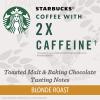 Starbucks K-Cup Coffee Pods, Medium Roast Iced Coffee Blend, Signature Black for Keurig Brewers, 100% Arabica, 6 Boxes (60 Pods Total)(Blonde Roast)