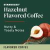 Starbucks K-Cup Coffee Pods, Medium Roast Iced Coffee Blend, Signature Black for Keurig Brewers, 100% Arabica, 6 Boxes (60 Pods Total)(Hazelnut)