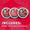 Starbucks K-Cup Coffee Pods, Medium Roast Iced Coffee Blend, Signature Black for Keurig Brewers, 100% Arabica, 6 Boxes (60 Pods Total)(Holiday)