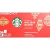 Starbucks K-Cup Coffee Pods, Medium Roast Iced Coffee Blend, Signature Black for Keurig Brewers, 100% Arabica, 6 Boxes (60 Pods Total)(Holiday Blend)