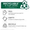 Starbucks K-Cup Coffee Pods, Medium Roast Iced Coffee Blend, Signature Black for Keurig Brewers, 100% Arabica, 6 Boxes (60 Pods Total)(House Blend)