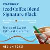 Starbucks K-Cup Coffee Pods, Medium Roast Iced Coffee Blend, Signature Black for Keurig Brewers, 100% Arabica, 6 Boxes (60 Pods Total)(Iced Coffee)