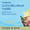 Starbucks K-Cup Coffee Pods, Medium Roast Iced Coffee Blend, Signature Black for Keurig Brewers, 100% Arabica, 6 Boxes (60 Pods Total)(Iced Vanilla)