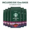 Starbucks K-Cup Coffee Pods, Medium Roast Iced Coffee Blend, Signature Black for Keurig Brewers, 100% Arabica, 6 Boxes (60 Pods Total)(Morning Joe)