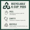 Starbucks K-Cup Coffee Pods, Medium Roast Iced Coffee Blend, Signature Black for Keurig Brewers, 100% Arabica, 6 Boxes (60 Pods Total)(Pike Place Roast)
