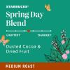 Starbucks K-Cup Coffee Pods, Medium Roast Iced Coffee Blend, Signature Black for Keurig Brewers, 100% Arabica, 6 Boxes (60 Pods Total)(Spring Day Blend)