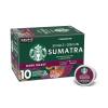 Starbucks K-Cup Coffee Pods, Medium Roast Iced Coffee Blend, Signature Black for Keurig Brewers, 100% Arabica, 6 Boxes (60 Pods Total)(Sumatra)