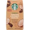 Starbucks K-Cup Coffee Pods, Medium Roast Iced Coffee Blend, Signature Black for Keurig Brewers, 100% Arabica, 6 Boxes (60 Pods Total)(Toasted Coconut Mocha)