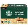 Starbucks K-Cup Coffee Pods, Medium Roast Iced Coffee Blend, Signature Black for Keurig Brewers, 100% Arabica, 6 Boxes (60 Pods Total)(Toasted Graham)