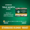 Starbucks K-Cup Coffee Pods, Medium Roast Iced Coffee Blend, Signature Black for Keurig Brewers, 100% Arabica, 6 Boxes (60 Pods Total)(True North Blend)
