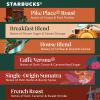 Starbucks K-Cup Coffee Pods, Medium Roast Iced Coffee Blend, Signature Black for Keurig Brewers, 100% Arabica, 6 Boxes (60 Pods Total)(Unflavored)