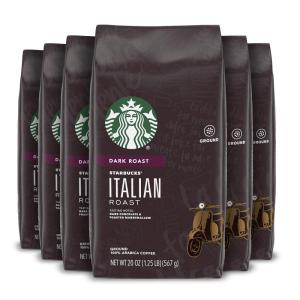 Starbucks K-Cup Coffee Pods, Medium Roast Iced Coffee Blend, Signature Black for Keurig Brewers, 100% Arabica, 6 Boxes (60 Pods Total)(Dark Chocolate and Toasted Marshmallow)