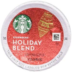 Starbucks K-Cup Coffee Pods, Medium Roast Iced Coffee Blend, Signature Black for Keurig Brewers, 100% Arabica, 6 Boxes (60 Pods Total)(Holiday Blend)