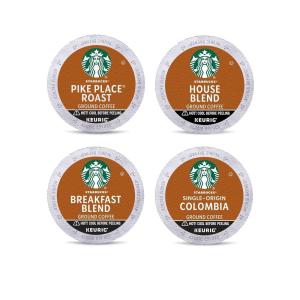 Starbucks K-Cup Coffee Pods, Medium Roast Iced Coffee Blend, Signature Black for Keurig Brewers, 100% Arabica, 6 Boxes (60 Pods Total)(Medium Roast (4 Roasts))